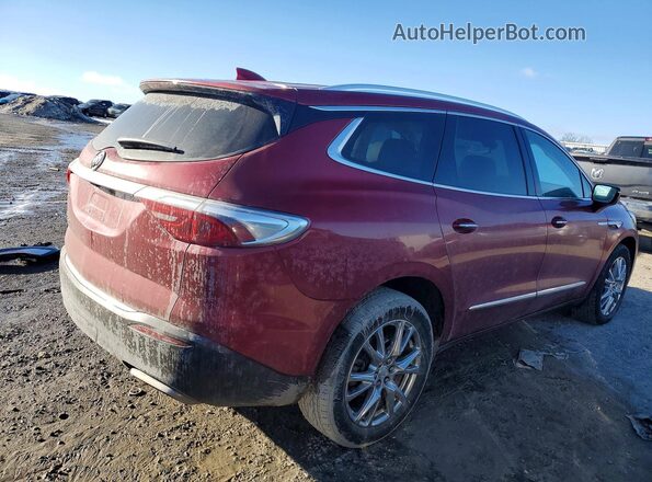 5GAERBKW7NJ115545 2022 BUICK ENCLAVE Темно-бордовый Задняя правая четверть
