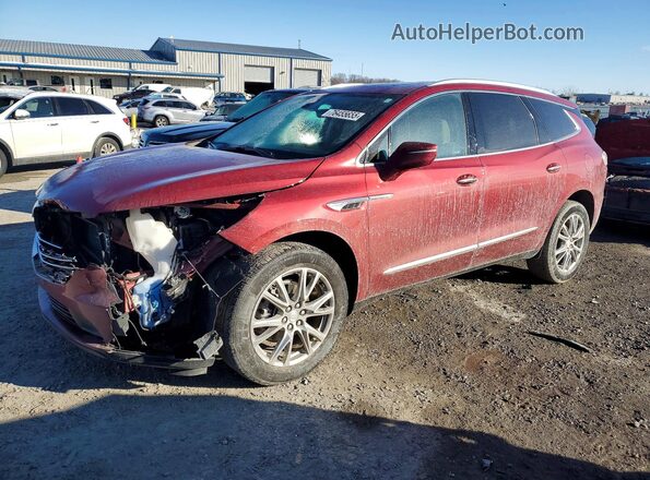 5GAERBKW7NJ115545 2022 BUICK ENCLAVE Темно-бордовый Передняя левая четверть