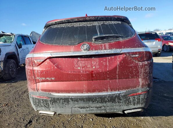 5GAERBKW7NJ115545 2022 BUICK ENCLAVE Темно-бордовый Вид сзади