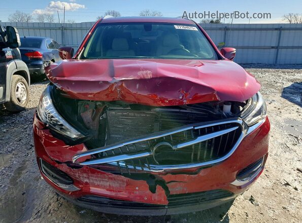 5GAERBKW8KJ100970 2019 BUICK ENCLAVE Красный Вид спереди