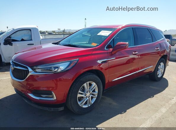 5GAERBKW8LJ280792 2020 BUICK ENCLAVE Красный Передняя левая четверть