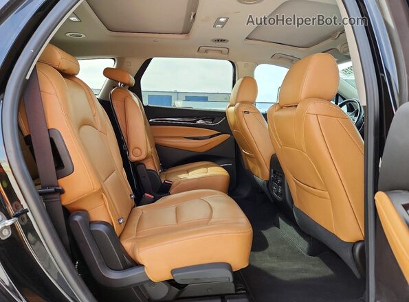 5GAERCKW1JJ220730 2018 BUICK ENCLAVE Black Widok wnętrza z tyłu