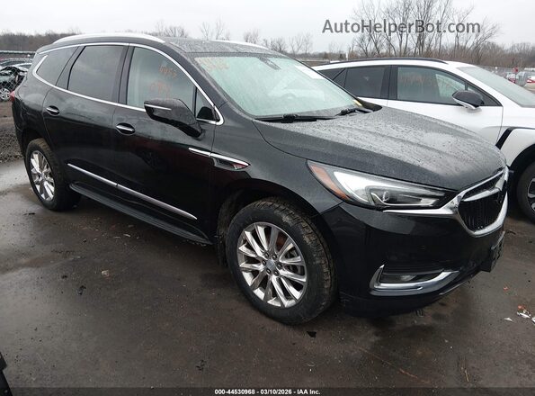 5GAEVBKW2JJ181328 2018 BUICK ENCLAVE Черный Передняя правая четверть