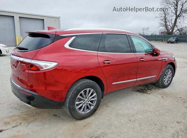 5GAEVBKW5RJ128392 2024 BUICK ENCLAVE Красный Задняя правая четверть