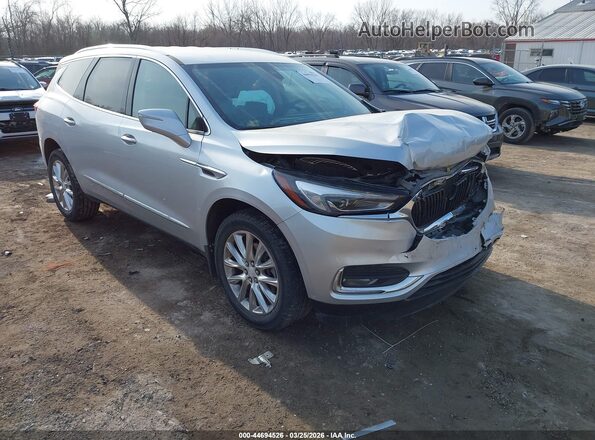 5GAEVBKW6JJ199864 2018 BUICK ENCLAVE Серебряный Передняя правая четверть