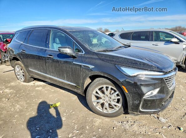 5GAEVBKW6RJ138882 2024 BUICK ENCLAVE Черный Передняя правая четверть