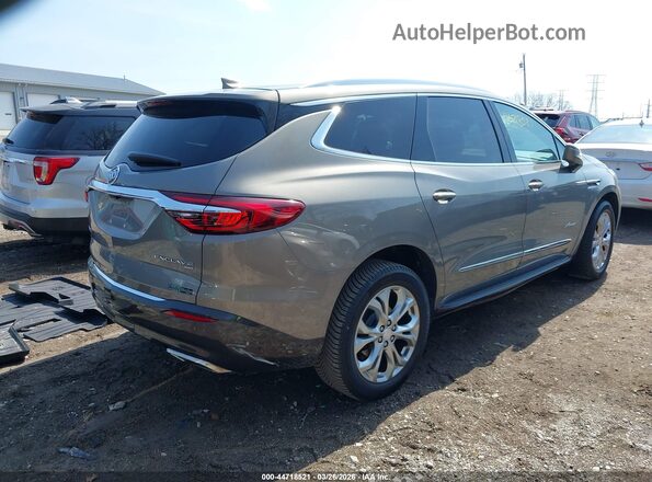 5GAEVCKW6JJ176946 2018 BUICK ENCLAVE Серебряный Задняя правая четверть