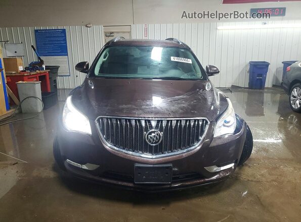 5GAKRBKD0GJ294015 2016 BUICK ENCLAVE Коричневый Вид спереди