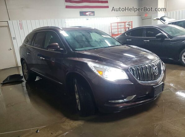 5GAKRBKD0GJ294015 2016 BUICK ENCLAVE Коричневый Передняя правая четверть