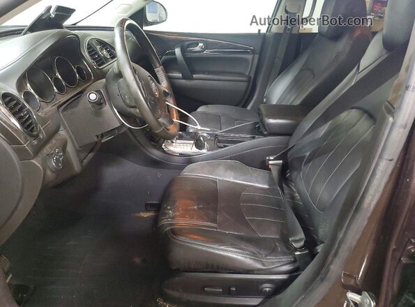 5GAKRBKD0GJ294015 2016 BUICK ENCLAVE Коричневый Вид салона спереди