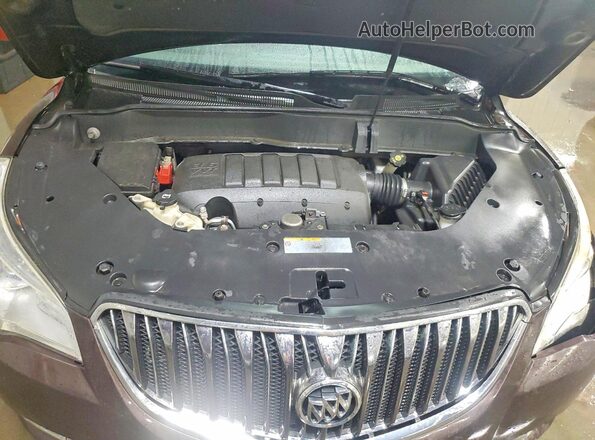 5GAKRBKD0GJ294015 2016 BUICK ENCLAVE Коричневый Вид задней части салона