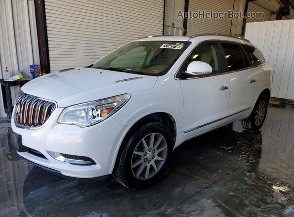 5GAKRBKD1HJ287995 2017 BUICK ENCLAVE Белый Передняя левая четверть