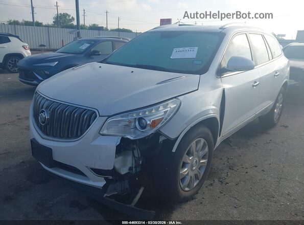 5GAKRBKD2HJ330286 2017 BUICK ENCLAVE Белый Передняя левая четверть