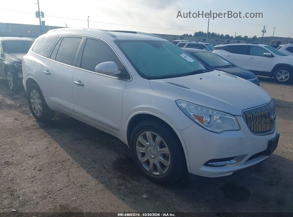 5GAKRBKD2HJ330286 2017 BUICK ENCLAVE Белый Передняя правая четверть