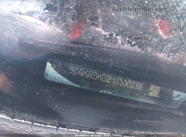 5GAKRBKD2HJ330286 2017 BUICK ENCLAVE Белый Вид подкапотного пространства