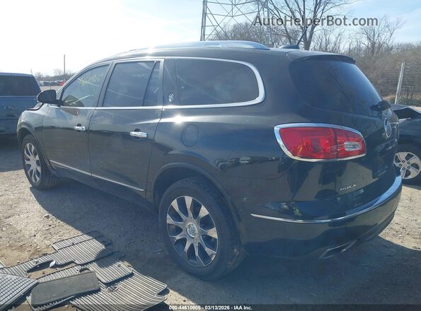 5GAKRBKD7HJ161916 2017 BUICK ENCLAVE Черный Задняя левая четверть