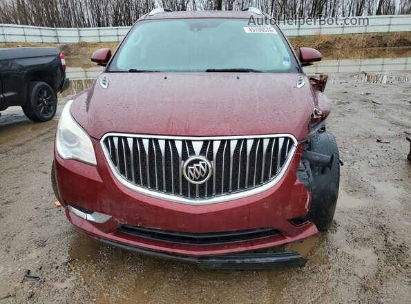 5GAKRCKD7GJ242340 2016 BUICK ENCLAVE Красный Вид спереди