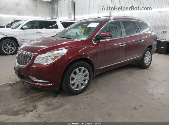 5GAKVBKD9HJ269403 2017 BUICK ENCLAVE Бордовый Передняя левая четверть