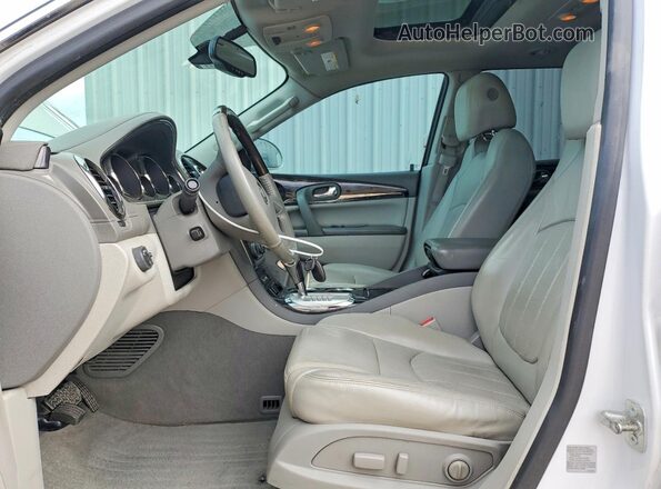 5GAKVCKD4GJ164076 2016 BUICK ENCLAVE White Widok wnętrza z przodu