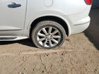 2016 Buick Enclave White vin: 5GAKVCKD4GJ164076 Damage: Left Rear Tire, Flat, Repair Required