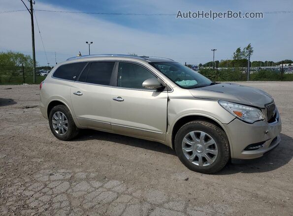 5GAKVCKDXGJ195901 2016 BUICK ENCLAVE Золотой Передняя правая четверть