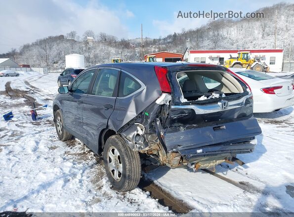 5J6RM4H37GL082667 2016 HONDA CR-V Серый Задняя левая четверть