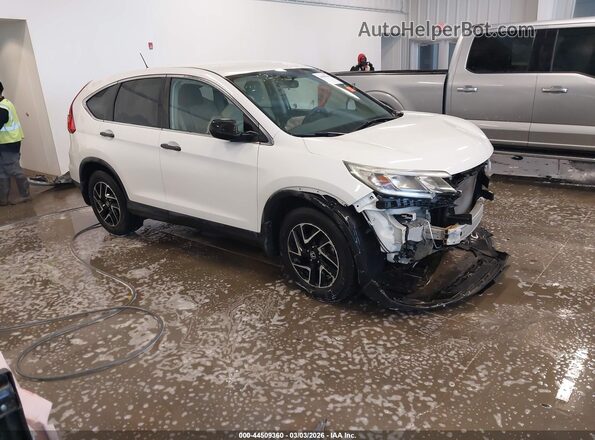 5J6RM4H42GL044739 2016 HONDA CR-V Белый Передняя правая четверть