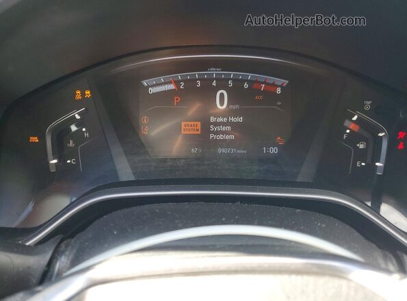 5J6RW1H54KA044490 2019 HONDA CR-V Серый Вид щитка приборов