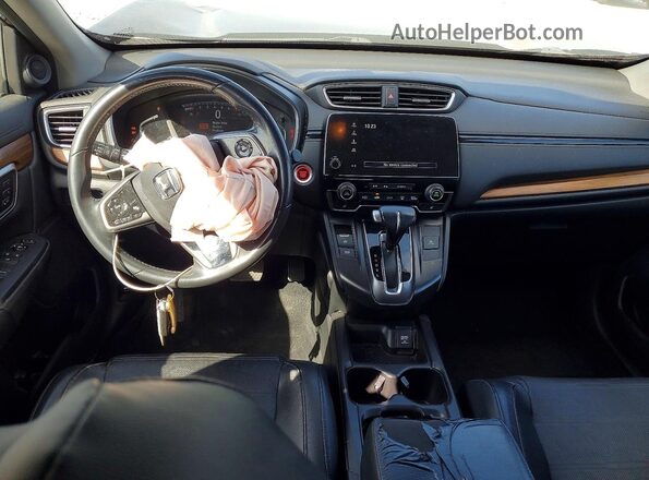 5J6RW1H86KA033727 2019 HONDA CR-V Черный Вид панели приборов