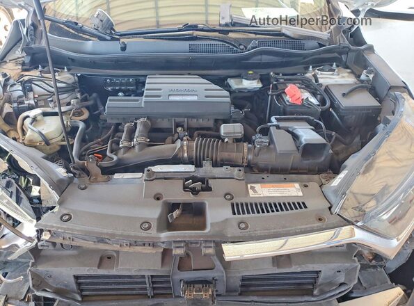 5J6RW1H87KA009596 2019 HONDA CR-V White Widok wnętrza z tyłu