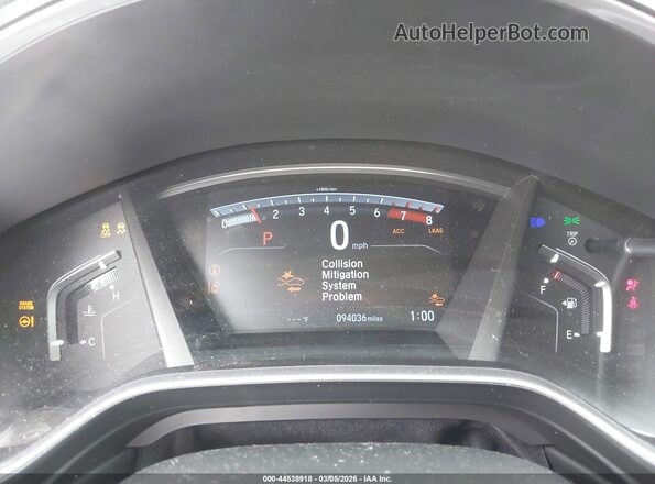 5J6RW1H87KA010182 2019 HONDA CR-V White Vista de los asientos traseros