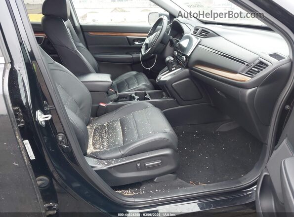 5J6RW2H84KL033882 2019 HONDA CR-V Black Front interior view