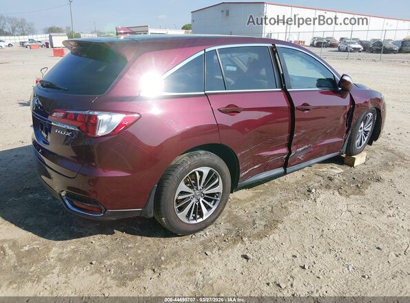 5J8TB3H74GL017954 2016 ACURA RDX Бордовый Задняя правая четверть