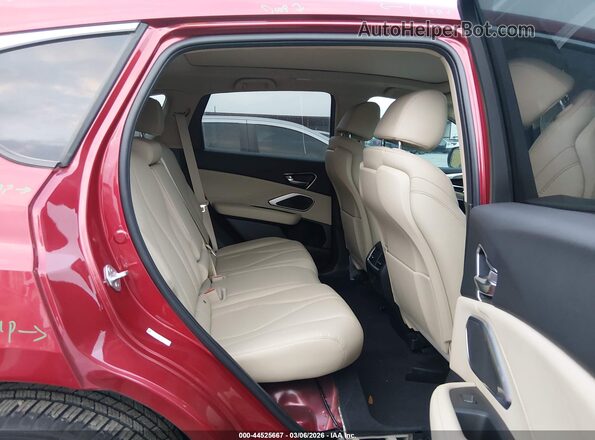 5J8TC1H36ML007761 2021 ACURA RDX Red VIN sticker view