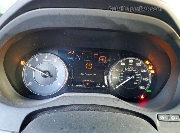 5J8TC1H55KL022802 2019 ACURA RDX Red Widok zestawu wskaźników