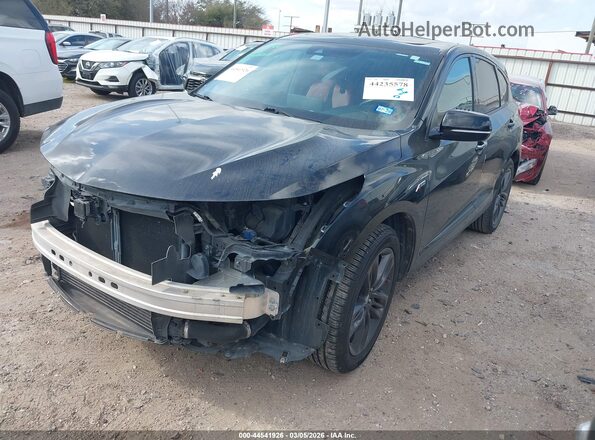 5J8TC1H64KL018698 2019 ACURA RDX Black Przód lewy