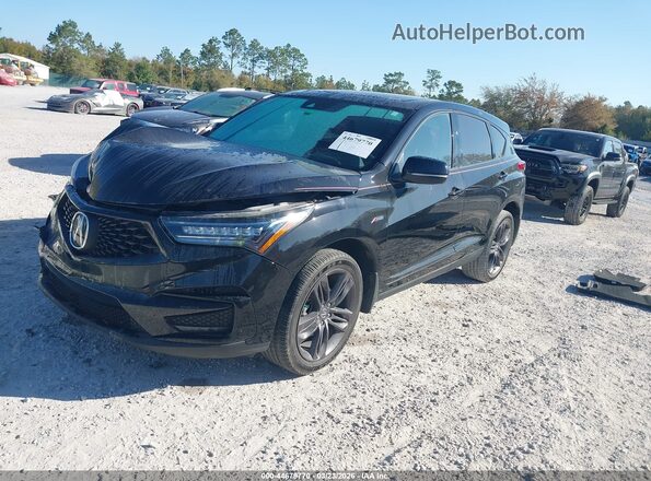 5J8TC1H64ML011799 2021 ACURA RDX Черный Передняя левая четверть