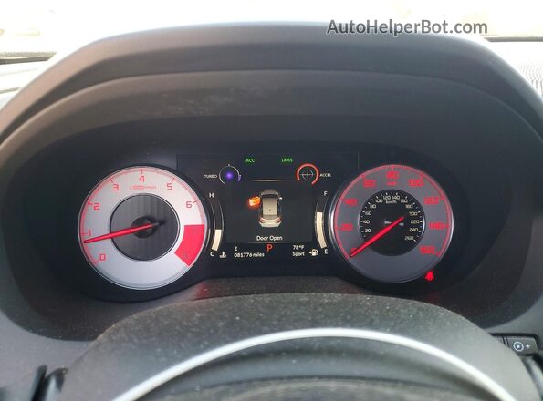 5J8TC1H65KL020024 2019 ACURA RDX Черный Вид щитка приборов