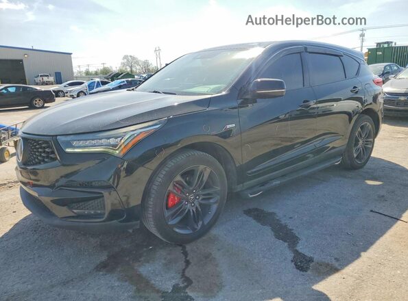 5J8TC1H65KL020024 2019 ACURA RDX Черный Передняя левая четверть