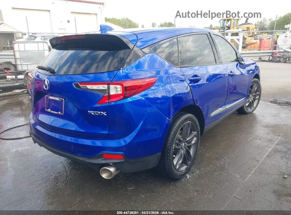 5J8TC1H68LL002330 2020 ACURA RDX Синий Задняя правая четверть