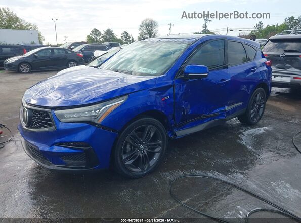 5J8TC1H68LL002330 2020 ACURA RDX Синий Передняя левая четверть