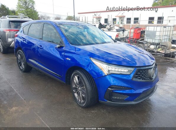 5J8TC1H68LL002330 2020 ACURA RDX Синий Передняя правая четверть