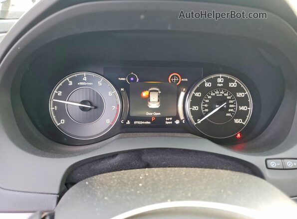 5J8TC2H52KL026781 2019 ACURA RDX Черный Вид щитка приборов