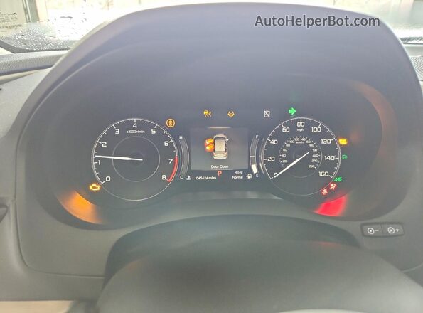 5J8TC2H57PL014035 2023 ACURA RDX Black Вид щитка приладів