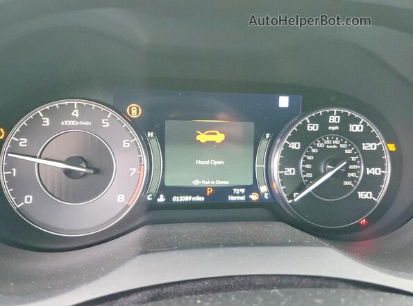 5J8TC2H5XSL010263 2025 ACURA RDX Серый Вид щитка приборов