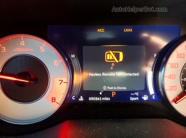 5J8TC2H61LL800061 2020 ACURA RDX Gray Vista del cuadro de instrumentos