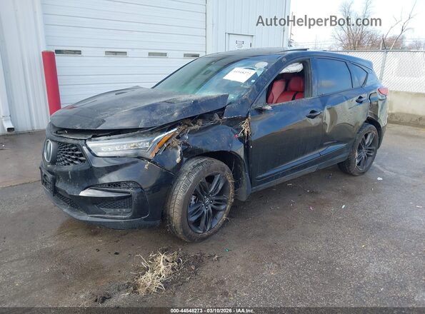 5J8TC2H63ML001304 2021 ACURA RDX Черный Передняя левая четверть