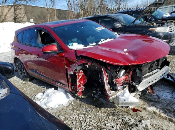 5J8TC2H66ML044227 2021 ACURA RDX Burgundy წინა მარჯვენა