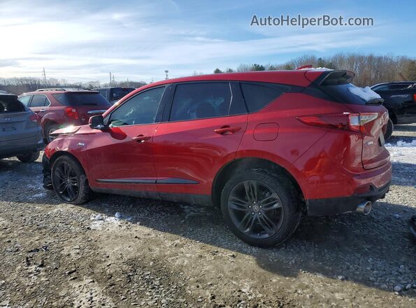 5J8TC2H66ML044227 2021 ACURA RDX Burgundy უკანა მარცხენა