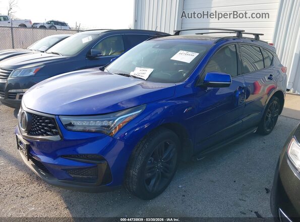 5J8TC2H67LL014586 2020 ACURA RDX Blue Передня ліва чверть